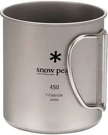 Snow Peak Titanbecher 450 in Silber - Bild 1
