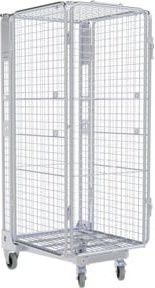 HMH nestainer Anti-Diebstahl ADB 1600 ME 5-seitiger Nestbehälter aus Stahl, blau verzinkt, B: 73,0 cm, T: 87,0 cm - Bild 1