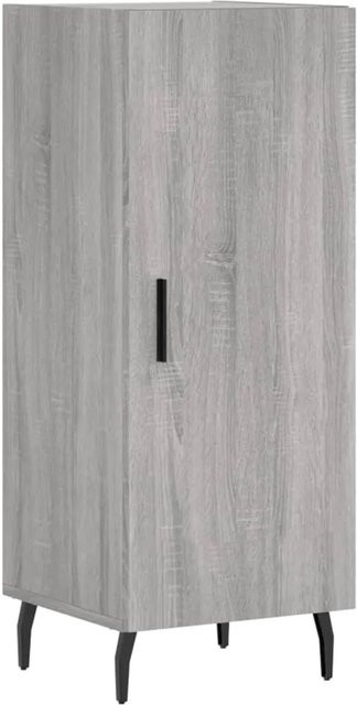 vidaXL Sideboard modern in Grau Sonoma aus Holzwerkstoff und Metall, B/T/H: 34,5 x 34,0 x 90,0 cm - Bild 1