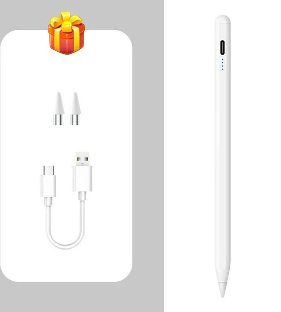 Universeller Stylus Touch Pen in Weiß für Samsung Tab A11, A9 8,7 Zoll, A7 Lite T290 T295 und Huawei Android Mobiltelefone - Bild 1