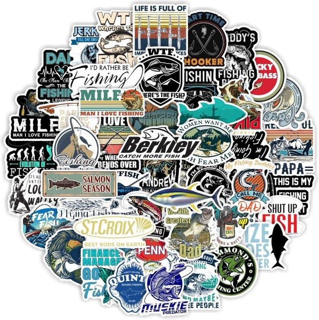 Wasserdichte Sticker Set von Binchi Outdoor Product in Multicolor für Skateboard, Motorrad, Gitarre, Gepäck, Laptop und Fahrrad - Bild 1