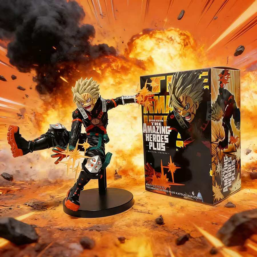 Bandai Boku no Hero Academia Anime Figur Bakugou Katsuki aus PVC, Multicolor, Höhe: 18 cm - Bild 6