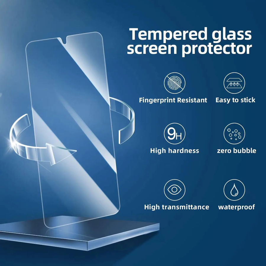 Samsung Galaxy Schutzset bestehend aus 2 Glas-Displayschutz mit Fingerabdruck-Entriegelung und 1 weichen Silikonhülle in Rot für S26 S25 S24 Ultra S23 FE S22 S21 Plus - Bild 2