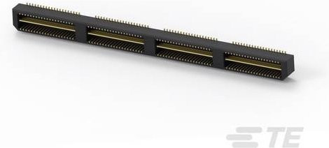 TE Connectivity Einbau-Stiftleiste Standard 2-1658013-4 in Schwarz aus Kunststoff - Bild 1