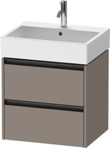 Duravit Waschtischunterschrank Ketho.2 wandhängend mit 2 Schubladen, B: 58,4 cm, T: 46 cm, H: 54,9 cm - Bild 1
