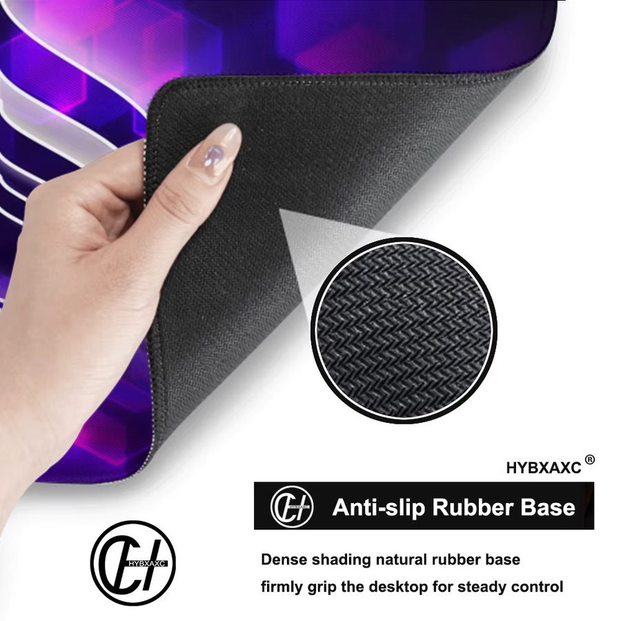 HYBXAXC XXL Gaming Mousepad rutschfeste Schreibtischunterlage für PC und Tastatur - Bild 4