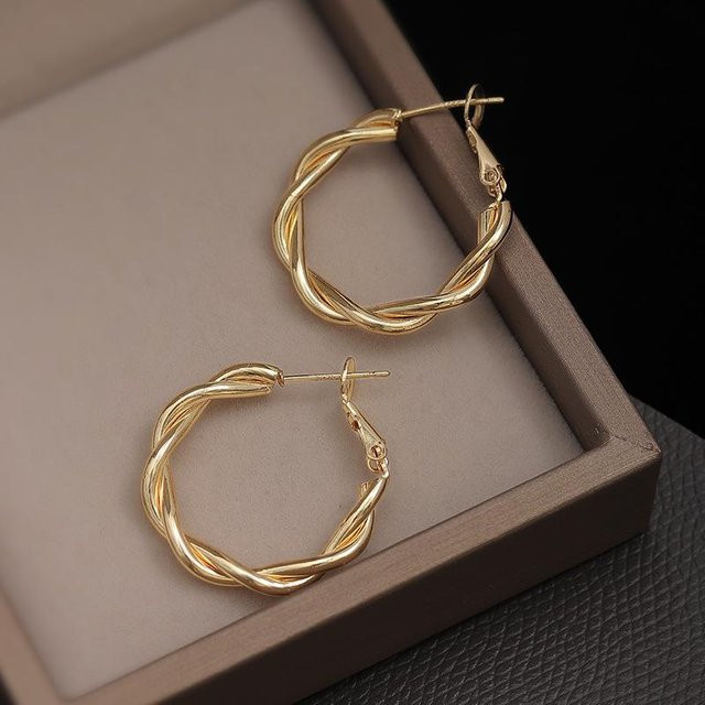 Hoop Ohrringe qbh-bill-fan, Gold, Damen - Bild 1