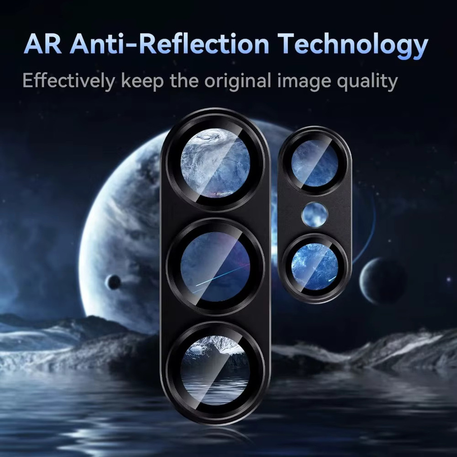 Metall-Kameraobjektivschutzkappe aus gehärtetem Glas für Samsung Galaxy S26 Ultra und S26+ Plus in Blau - Bild 2