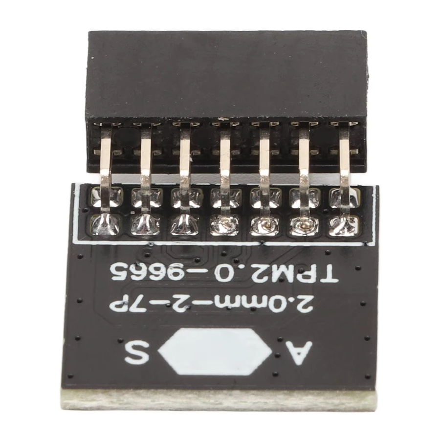 ASUS TPM 2.0 Sicherheitsmodul mit 14 Pin (2x7P) in Schwarz für Windows 11 - Bild 5
