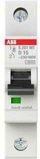 ABB S201MT-D15 MCB Sicherungsautomat 15A 230V in Weiß - Bild 1