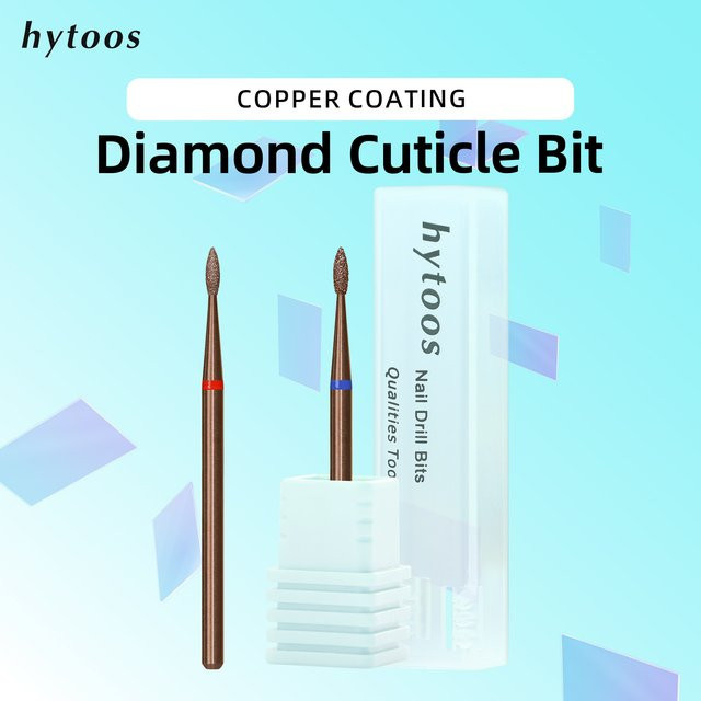 HYTOOS Mini-Flammen-Kupfer-Diamant-Nagelbohrer, 2mm, 3/32'' - Bild 1