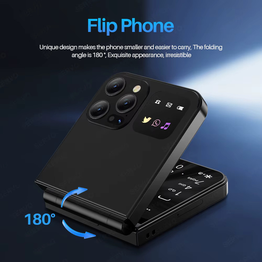 SERVO A50 PRO Flip-Handy mit 2,4-Zoll-Display, 2 SIM-Karten und Anrufaufzeichnung, neue Version - Bild 2