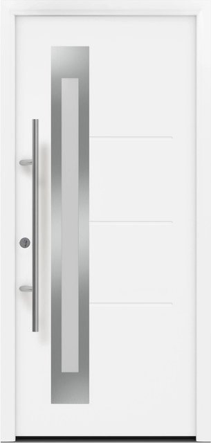 EcoStar Haustür Isopro IP 780S in Verkehrsweiß mit Anschlag Links, B/H: 110 x 210 cm - Bild 1