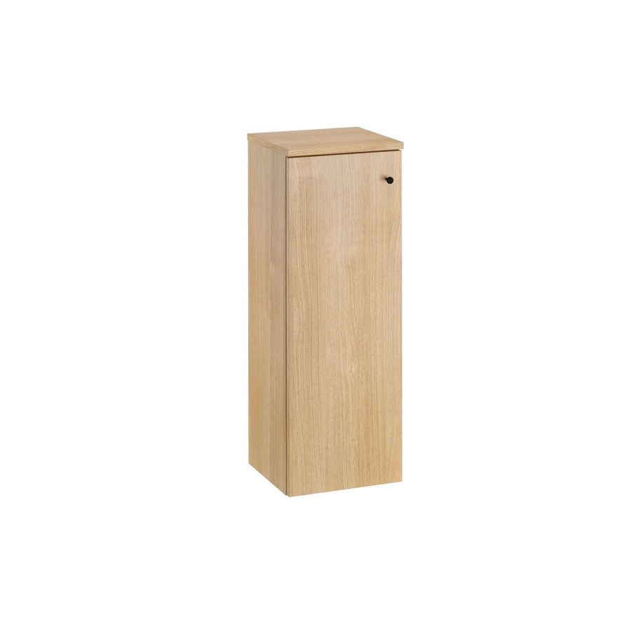 Erst-Holz Bad-Kommode in Eiche Dekor, Wandmontage, Braun, B/T/H: 36 x 33 x 113 cm - Bild 2