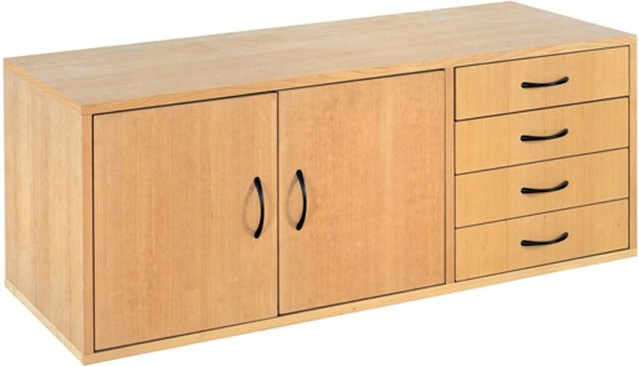 Küpper Profi-Einbauschrank PR-2 aus Holz in Braun mit Türen - Bild 1