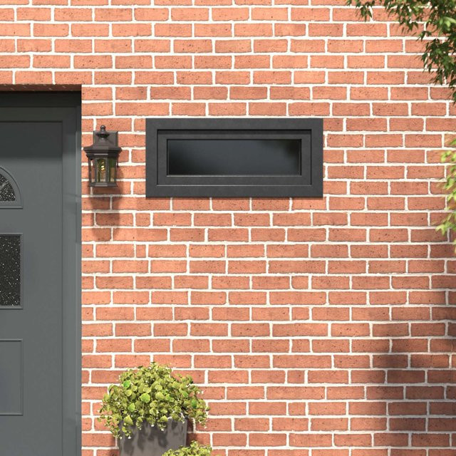 Kellerfenster RISOR von Yiwydaa aus PVC und Glas in Anthrazit, Breite: 90 cm, Höhe: 40 cm, Tiefe: 40 cm - Bild 1