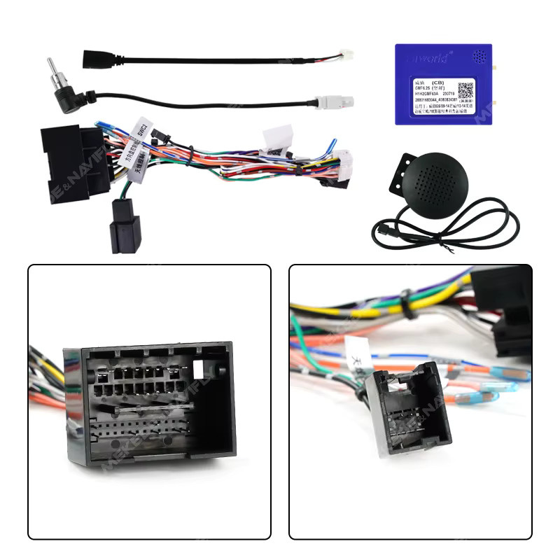 NAVIFANS 2DIN Autoradio-Einbaurahmen im Tesla-Style für Chevrolet Cruze J300 2008-2012, 9,7 Zoll, Schwarz - Bild 3
