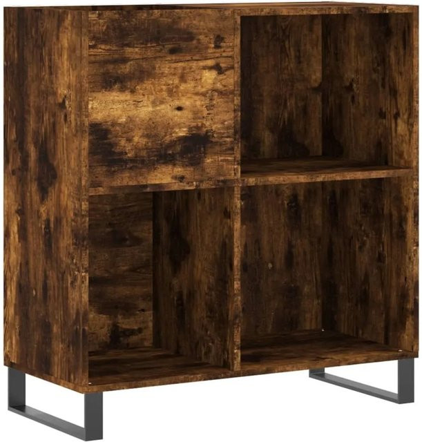 vidaXL CD-Schrank in Räuchereiche, B/T/H: 84,5 x 38 x 89 cm - Bild 1