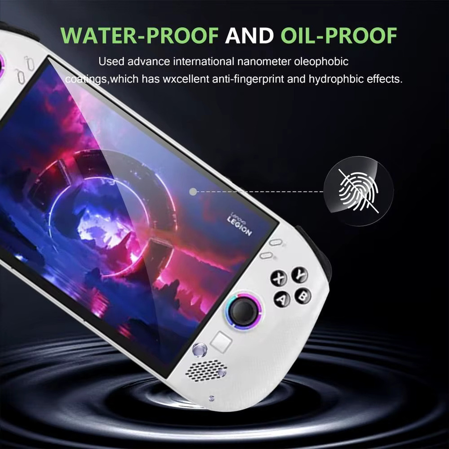 3er-Pack HD-Displayschutzfolie aus gehärtetem Glas für Lenovo Legion Go S, transparent, kratzfest und anti-fingerabdruck mit 9H Härte - Bild 3