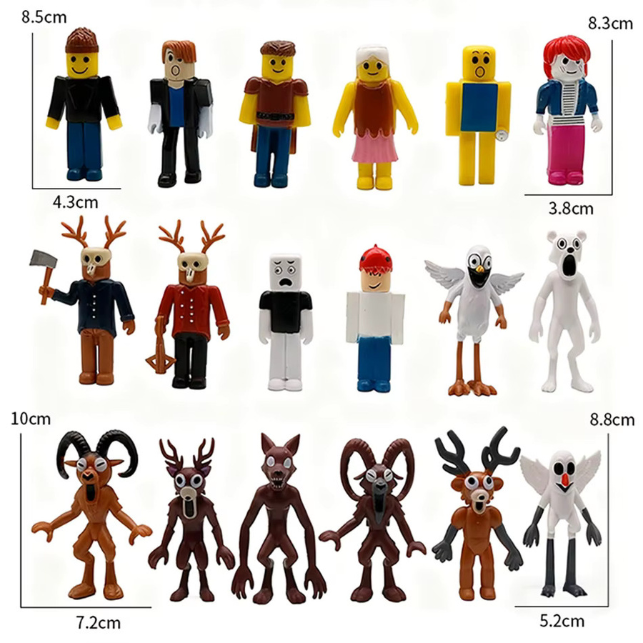 Bandai 99 Nächte im Wald Figuren, 18-teiliges Set, Kunststoff, Bunt - Bild 3