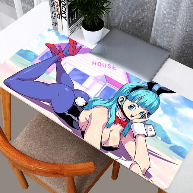 DBZ Dragon Ball Bulma Mauspad von Bandai Anime Gaming Schreibtischunterlage Multicolour - Bild 1