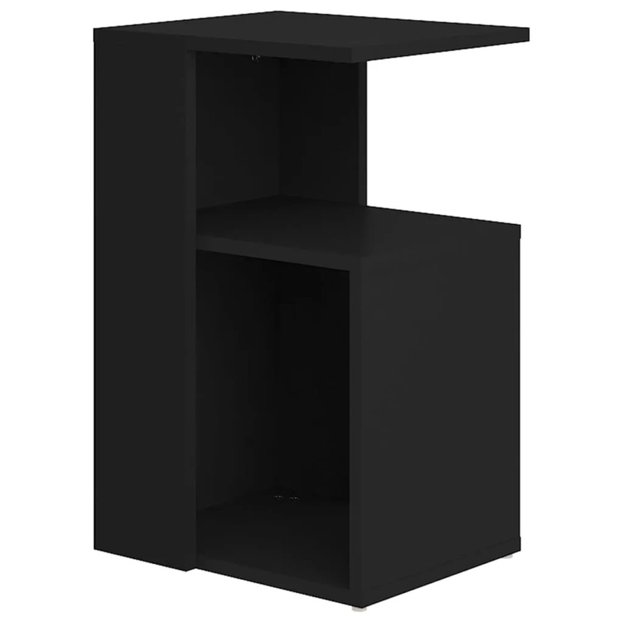vidaXL Beistelltisch modern in Schwarz aus Holzwerkstoff, B/T/H: 36 x 30 x 56 cm - Bild 2