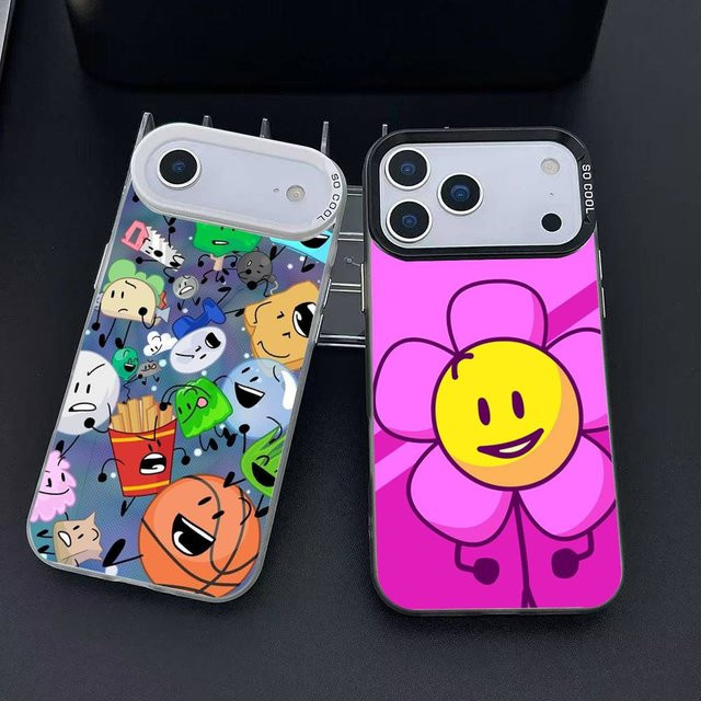 Bfdi Battle For Dream Island Handyhülle für Apple iPhone 12 13 14 15 16 17 Pro Max Plus mit Protect Plating in Multicolour - Bild 1