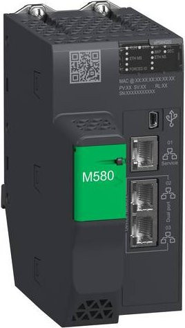 Schneider Electric BMEP584020 Erweiterungsmodul mit Ethernet/LAN in Grau - Bild 1