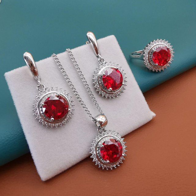 YIRAN Halskette, Kupfer, Silber, Diamant, Zirkonia, Unisex - Bild 1