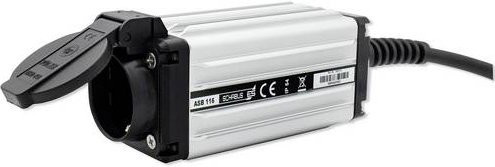 Schabus 300116 Anlaufstrombegrenzer in Schwarz und Silber aus Aluminium mit IP54 Schutzart - Bild 1