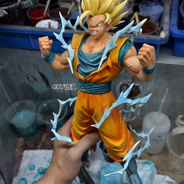Bandai Dragon Ball Super Saiyan Explosive Energy Two Goku Actionfigur, Kunststoff, Bunt / Mehrfarbig - Bild 1