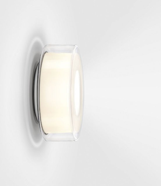 Serien Lighting Curling Wall M LED-Wandleuchte mit transparentem Glasschirm und dimmbarer dim2warm Funktion - Bild 1
