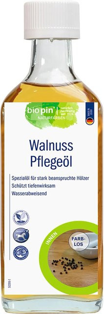 Biopin Exclusiv Walnuss-Pflegeöl Transparent 250 ml - Bild 1
