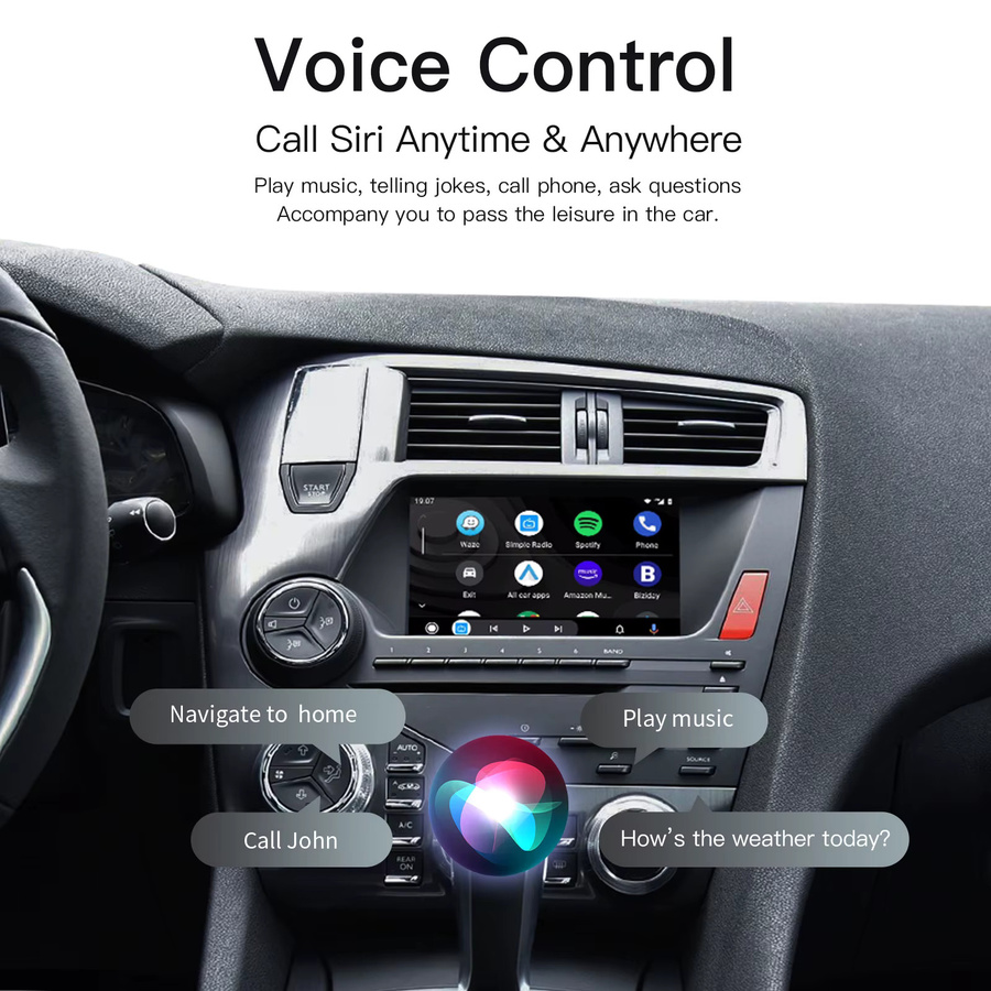 Wireless CarPlay und Android Auto Adapter für Peugeot Citroen SMEG und MRN Systeme mit Mirroring Airplay und Navigation Unterstützung von AUTOABC - Bild 4