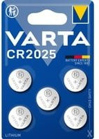 Varta Lithium Knopfzelle CR2025 3V, 5 Stück - Bild 2