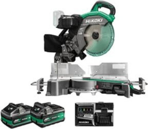 HiKOKI Akku-Paneelsäge C3612DRA in Grün mit 36,0 V und 4,0 Ah Akku - Bild 1