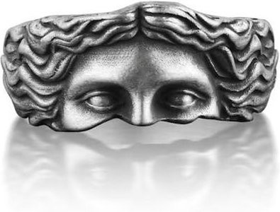 TuiYing Ring Venusmaskenring, Silber, Herren - Bild 1