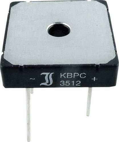 TRU Components Brückengleichrichter KBPC TC-KBPC10/15/2502WP, 200V 25A, einphasig, schwarz - Bild 1