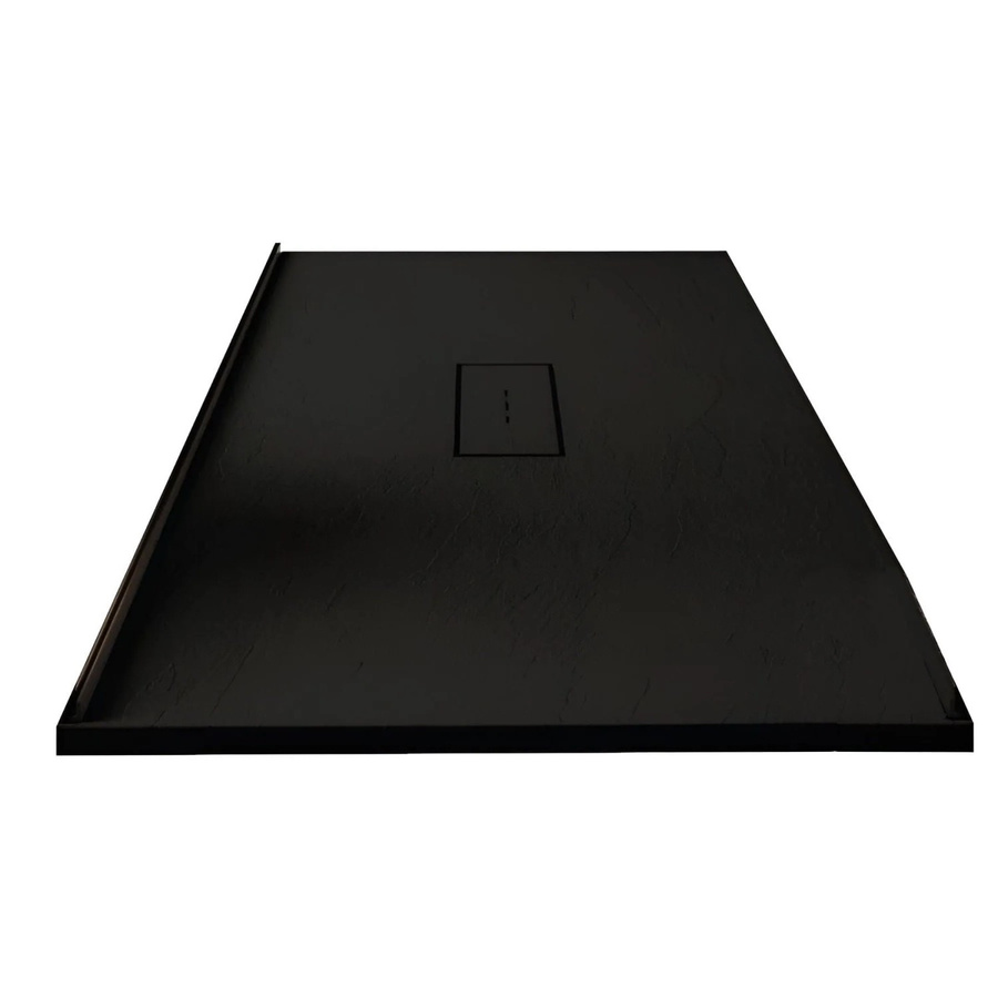 Stano Mineralguss Duschwanne Extra Flach Vic in Schwarz B/T: 120 x 80 cm - Bild 2