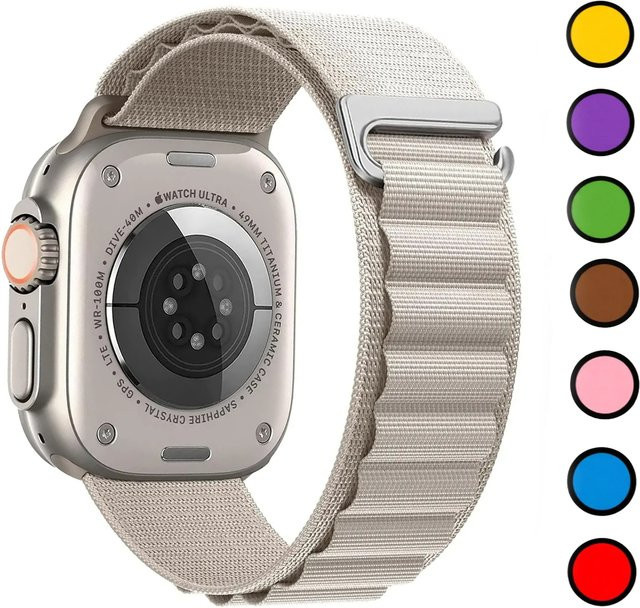 RWBANDS Uhrenarmband Alpine Loop, Nylon, Apple Watch Ultra 49mm bis 40mm - Bild 1