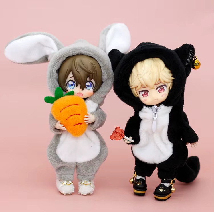 XiDonDon Kawaii-Plüsch-Löwenkleidung, Engel-Pyjamas, Puppenzubehör - Bild 3