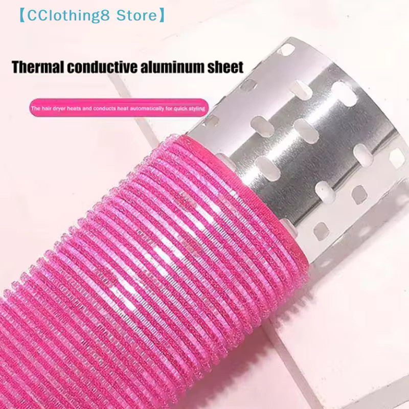 AliS8 Thermo-Lockenwickler mit Aluminiumkern, selbstklebend, 5 x 9 cm und 3 x 9 cm - Bild 5