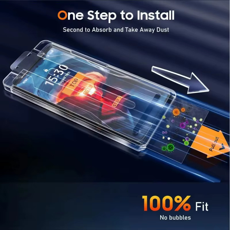 Samsung Schutzfolie aus gehärtetem Glas für Galaxy Z Fold7 transparent - Bild 4