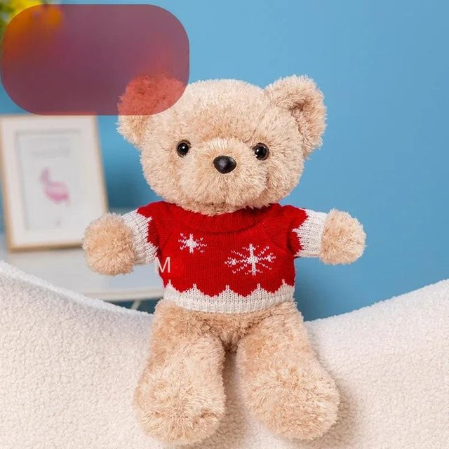 Kidsly Teddybär Plüschtier, mit Pullover, ab 6 Jahren - Bild 1