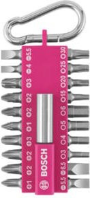 Bosch 21-teiliges Schrauberbit-Set mit Snap-hook in Pink - Bild 1