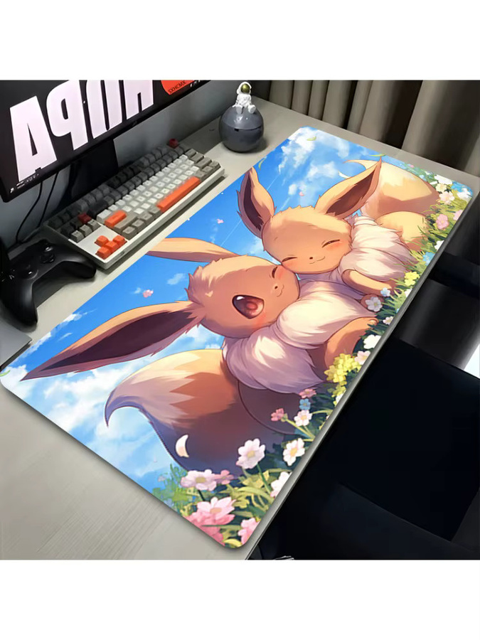 Bandai Pokémon Eevee Gaming Mauspad XXL Schreibtischunterlage Multicolour - Bild 2