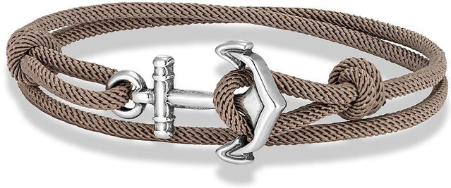 YULIN Armband, Edelstahl, kaffeebraun, Herren - Bild 1