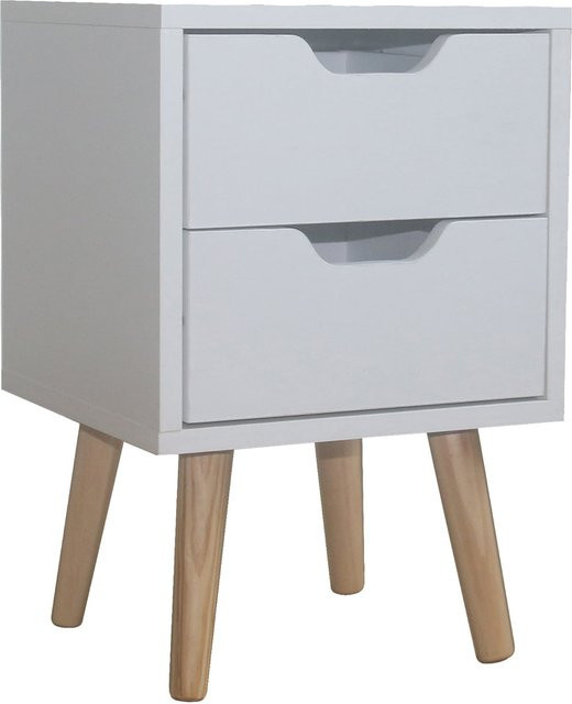 HTI-Living Nachtschrank Thekla mit 2 Schubladen - Bild 1