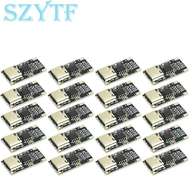 SZYTF USB Typ-C Decoy Board PD QC AFC Trigger Modul für schnelles Laden in Schwarz - Bild 1