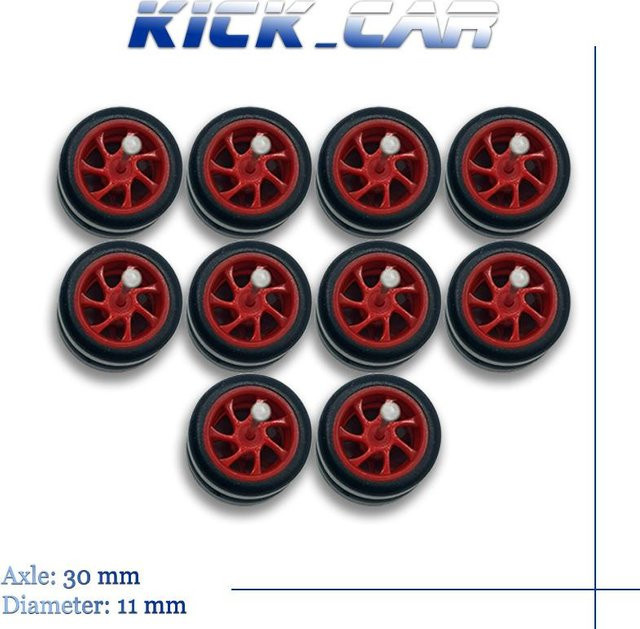 Räder, 5 x Set, für Spielzeugmodell Diecast Autos Umbau Teile - Bild 1